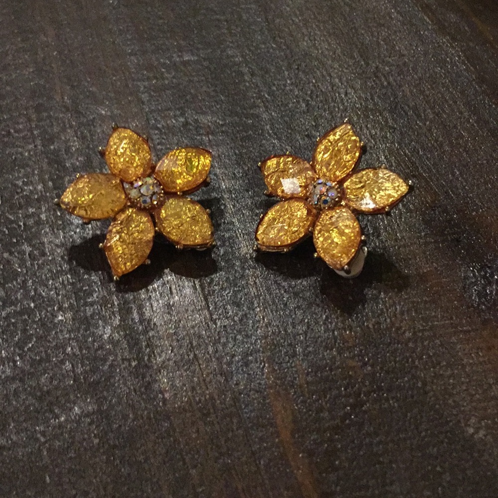 Vintage clip on earrings